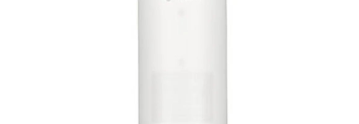 Weißer zylindrischer Sensor